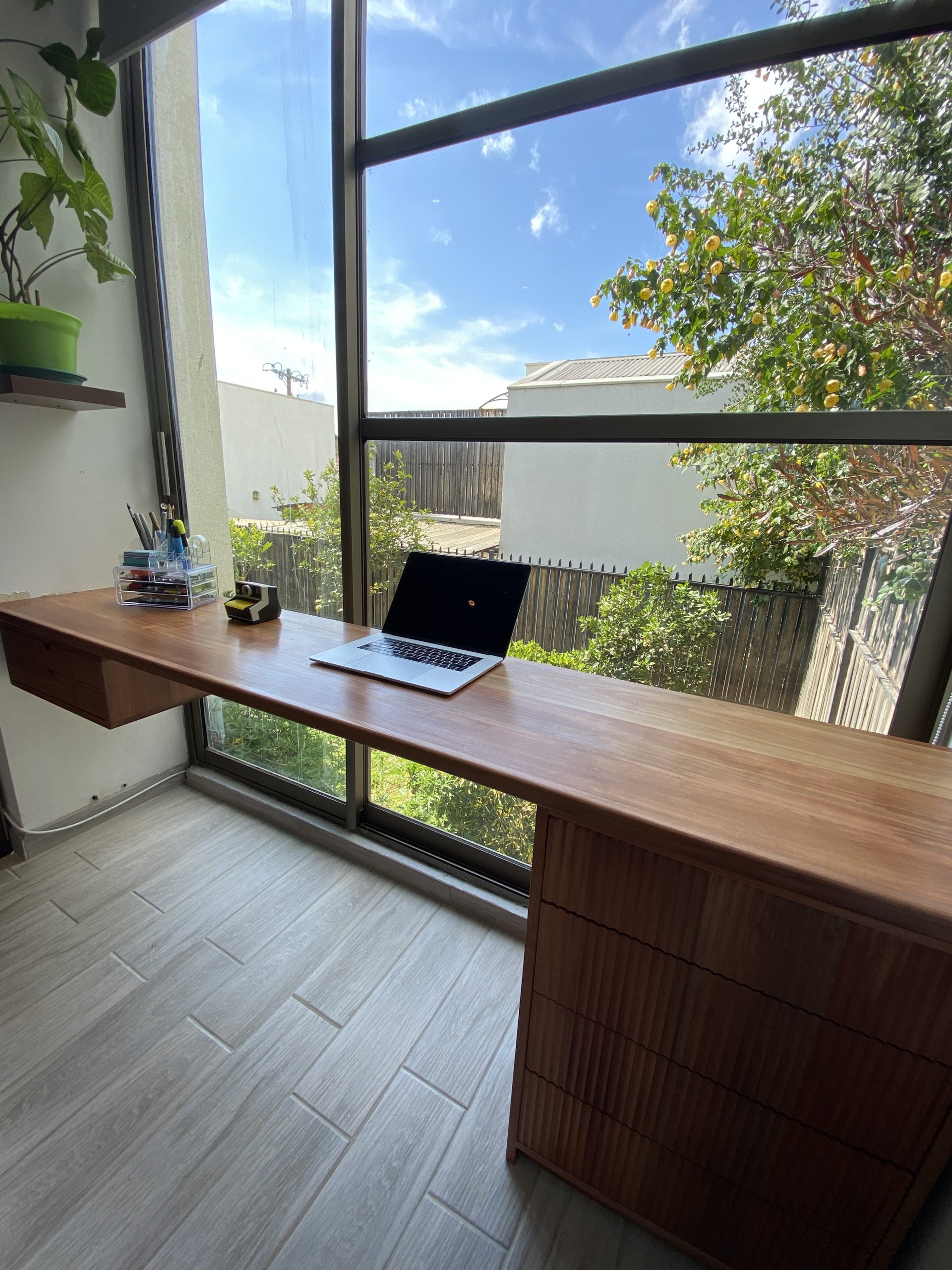 Escritorio en Roble Vaporizado - Imagen 6